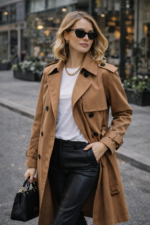 Camel Klasik Trençkot - Görsel 3