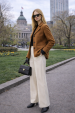 Taba Kaşe Kısa Kaban Ceket - Görsel 3