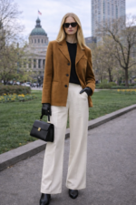 Taba Kaşe Kısa Kaban Ceket - Görsel 2