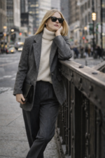 Gri Klasik Blazer Ceket