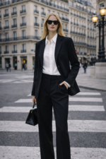 Beyaz Oversize Keten Gömlek - Görsel 4